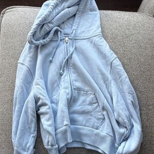 Hollister Sky Blue Fleece Hoodie